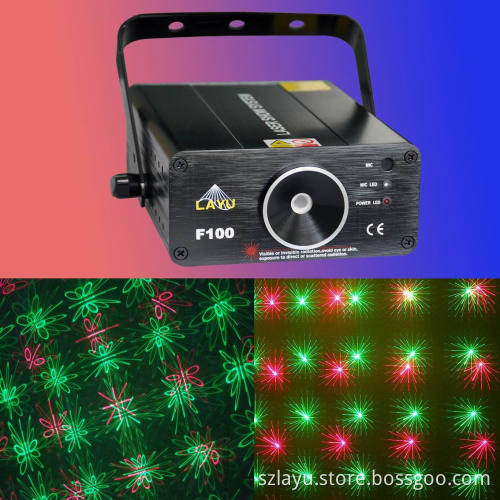 Multi-Effect Bubble Laser Light for DJ - F100